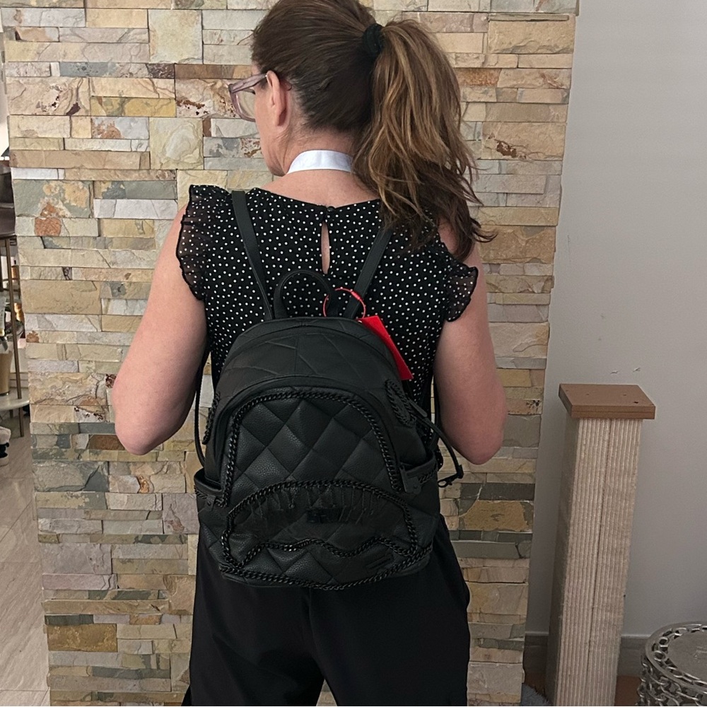 Sprayground Black Luxe Backpack - Picture 11 of 11
